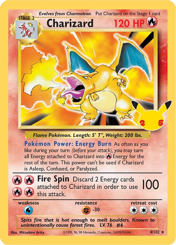 Charizard - 4/102 - Classic Collection