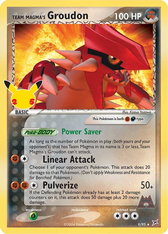 Team Magma's Groudon - 9/95 - Classic Collection