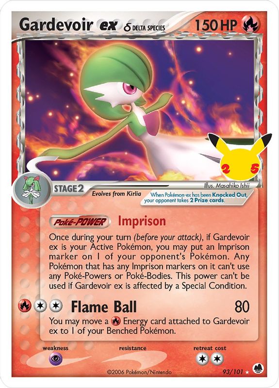 Gardevoir ex (Delta Species) - 93/101 - Classic Collection