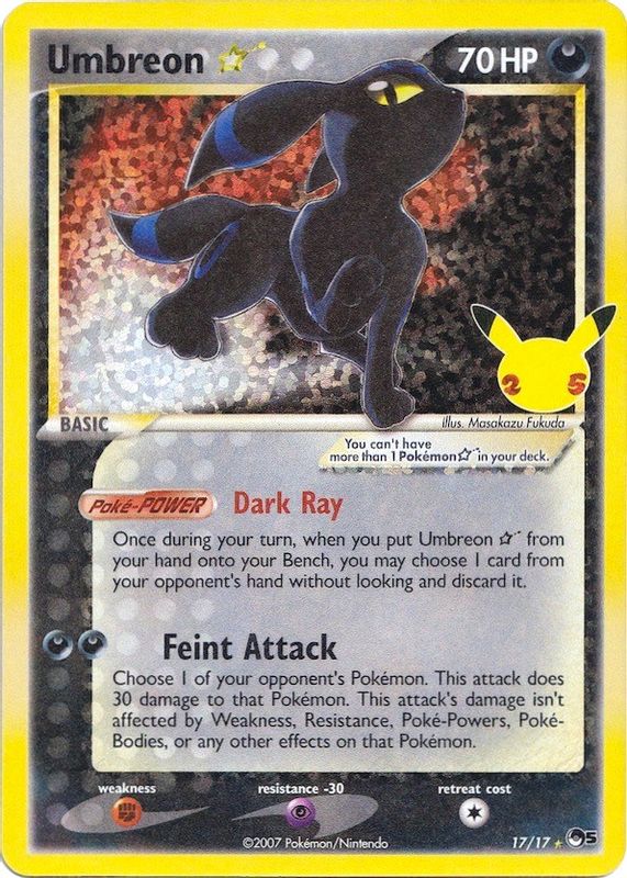 Umbreon Star - 17/17 - Classic Collection