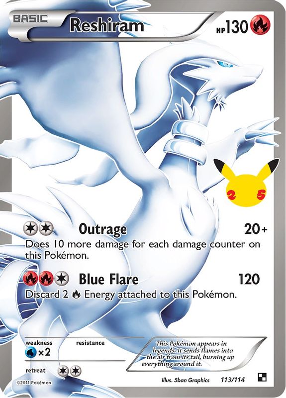 Reshiram - 113/114 - Classic Collection