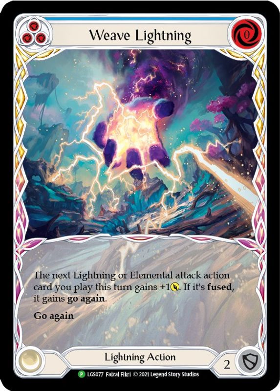 Weave Lightning (Blue) - LGS077 - Promo