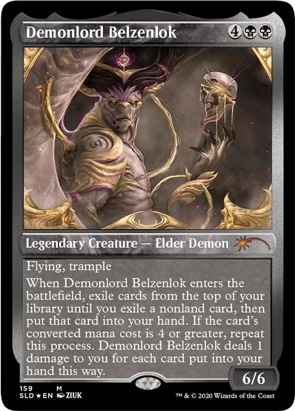 Demonlord Belzenlok (Foil Etched) - 159 - Mythic