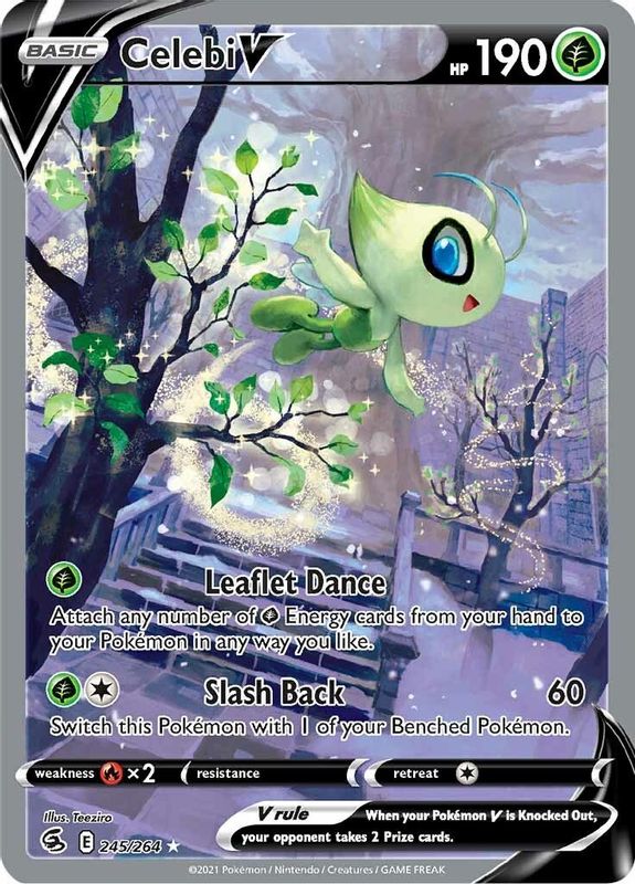 Celebi V (Alternate Full Art) - 245/264 - Ultra Rare