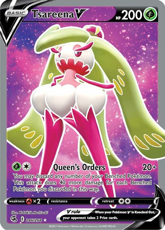 Tsareena V (Full Art) - 246/264 - Ultra Rare