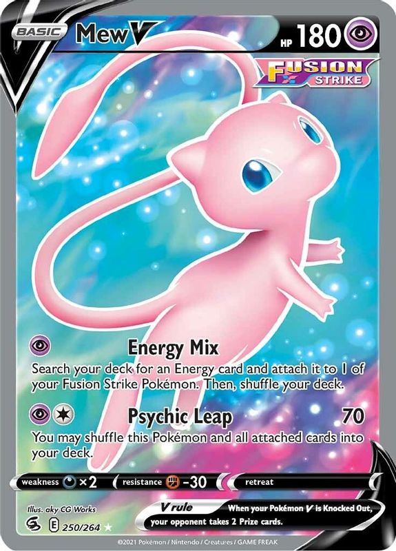 Mew V (Full Art) - 250/264 - Ultra Rare