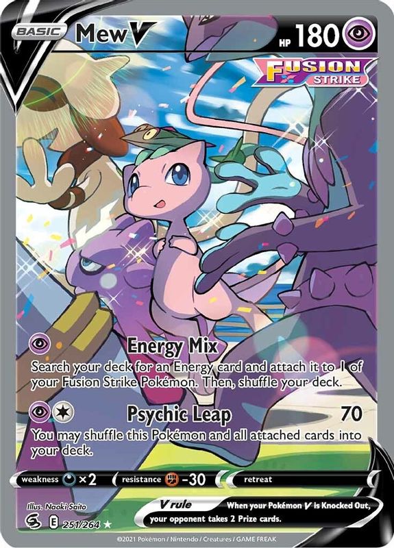 Mew V (Alternate Full Art) - 251/264 - Ultra Rare