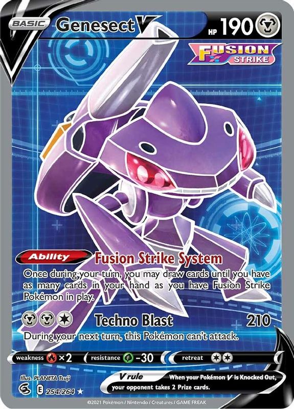 Genesect V (Full Art) - 254/264 - Ultra Rare