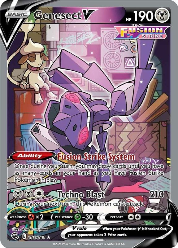 Genesect V (Alternate Full Art) - 255/264 - Ultra Rare