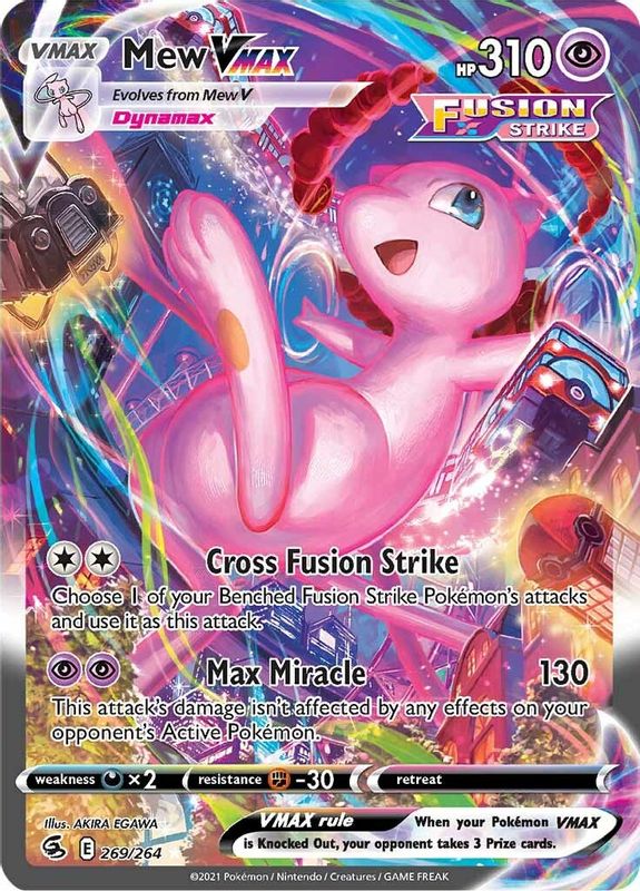 Mew VMAX (Alternate Art Secret) - 269/264 - Secret Rare