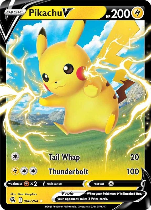 Pikachu V - 086/264 - Ultra Rare