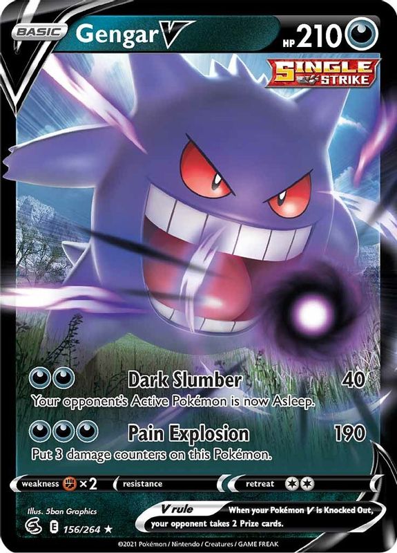 Gengar V - 156/264 - Ultra Rare