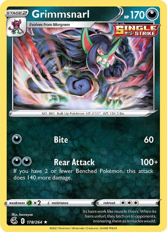 Grimmsnarl - 178/264 - Holo Rare