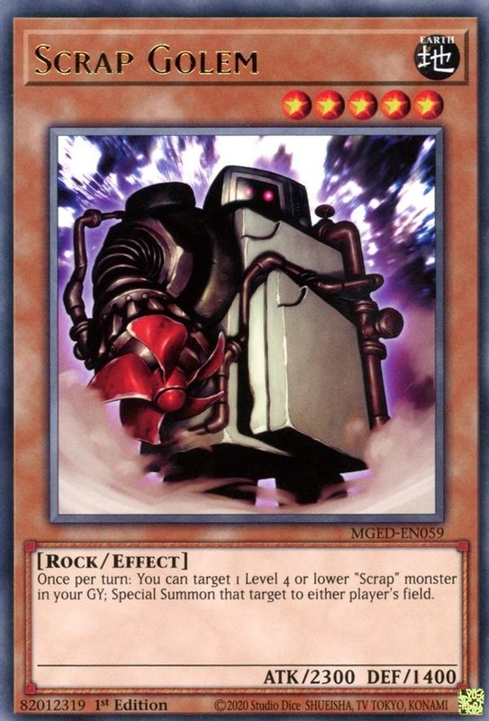 Scrap Golem - MGED-EN059 - Rare