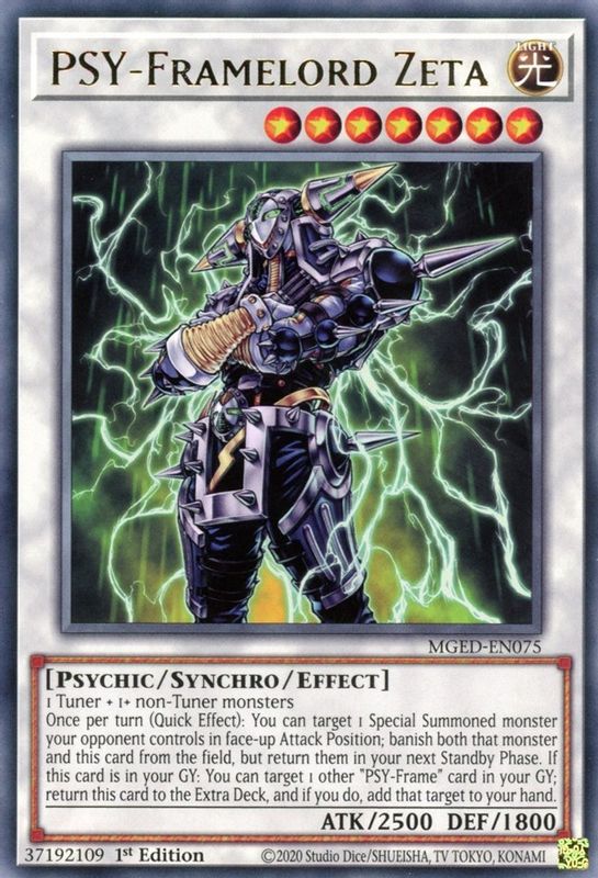 PSY-Framelord Zeta - MGED-EN075 - Rare