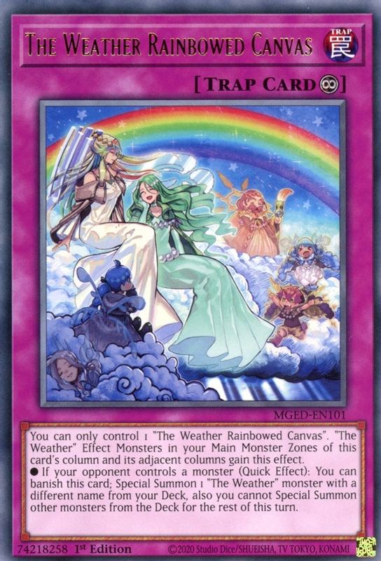 The Weather Rainbowed Canvas - MGED-EN101 - Rare