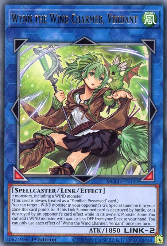 Wynn the Wind Charmer, Verdant - MGED-EN120 - Rare