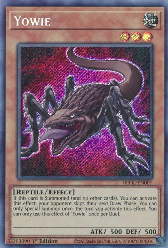 Yowie - BROL-EN007 - Secret Rare