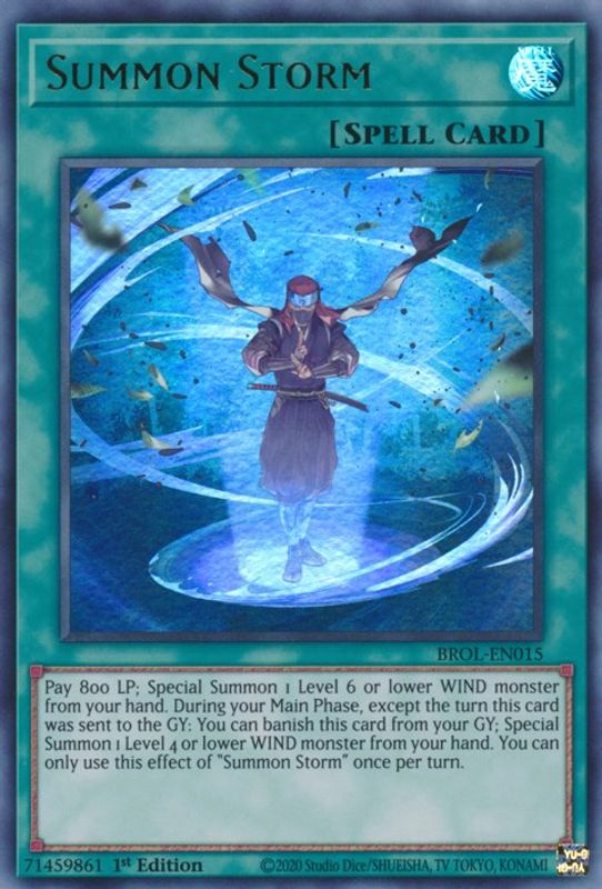 Summon Storm - BROL-EN015 - Ultra Rare