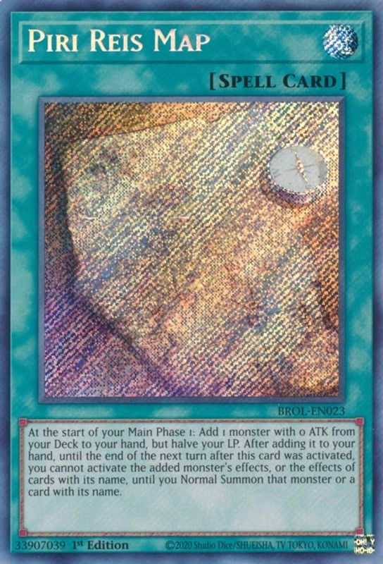 Piri Reis Map - BROL-EN023 - Secret Rare