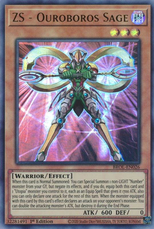 ZS - Ouroboros Sage - BROL-EN026 - Ultra Rare