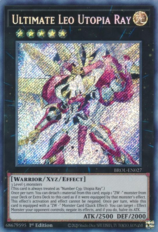 Ultimate Leo Utopia Ray - BROL-EN027 - Secret Rare