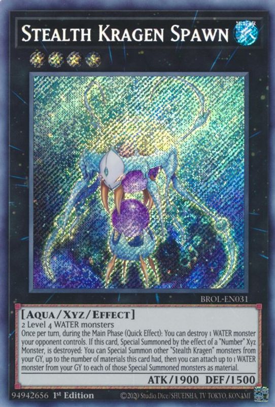 Stealth Kragen Spawn - BROL-EN031 - Secret Rare