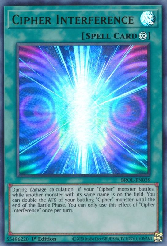 Cipher Interference - BROL-EN039 - Ultra Rare