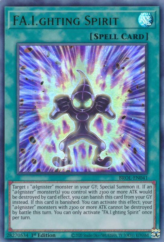 FA.I.ghting Spirit - BROL-EN041 - Ultra Rare