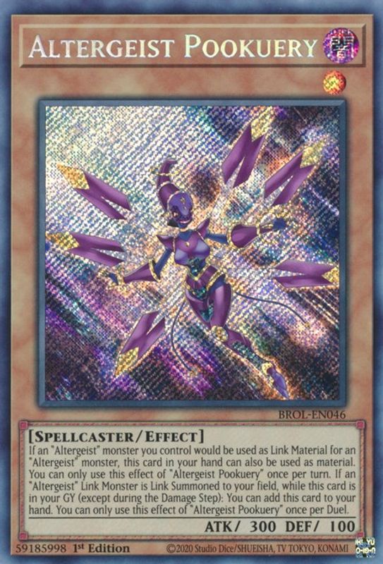 Altergeist Pookuery - BROL-EN046 - Secret Rare