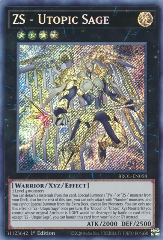 ZS - Utopic Sage - BROL-EN058 - Secret Rare