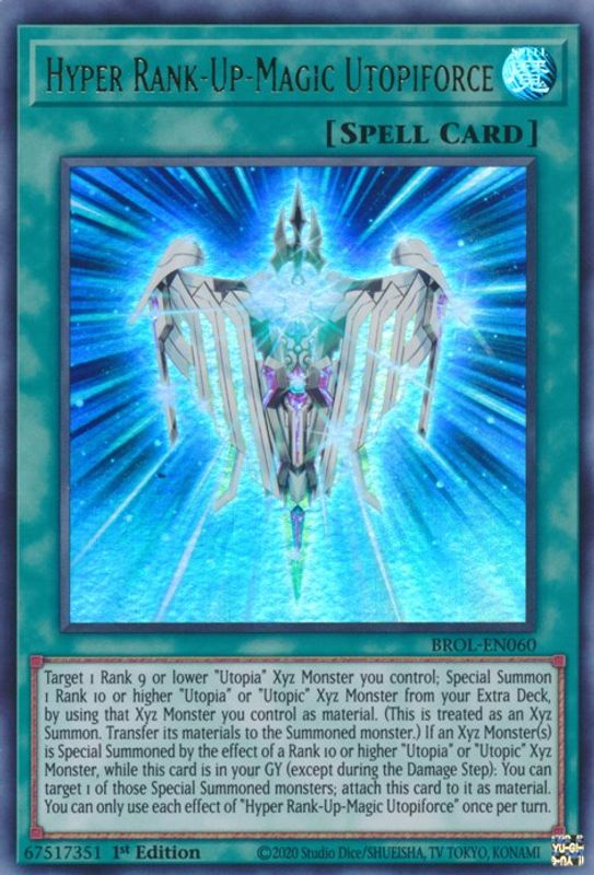 Hyper Rank-Up-Magic Utopiforce - BROL-EN060 - Ultra Rare