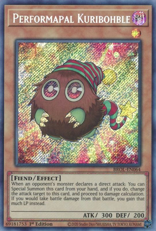 Performapal Kuribohble - BROL-EN064 - Secret Rare