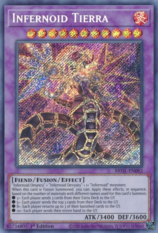 Infernoid Tierra - BROL-EN082 - Secret Rare