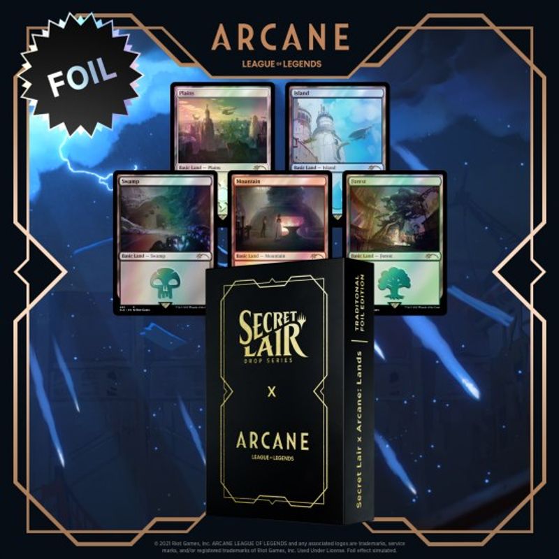 Secret Lair Drop: Secret Lair x Arcane: Lands - Foil