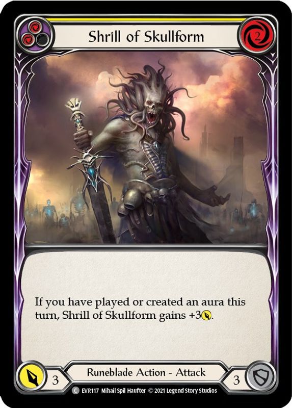 Shrill of Skullform (Yellow) - EVR117 - Common