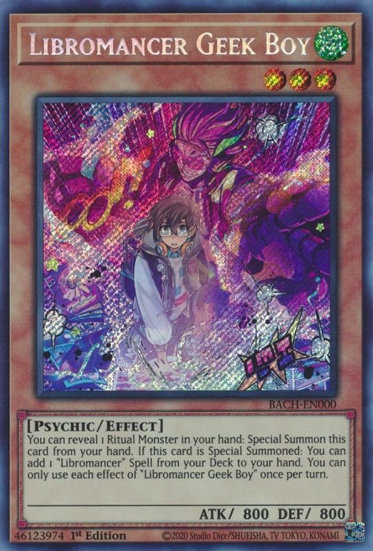 Libromancer Geek Boy - BACH-EN000 - Secret Rare