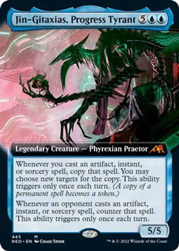 Jin-Gitaxias, Progress Tyrant (Extended Art) - 445 - Mythic