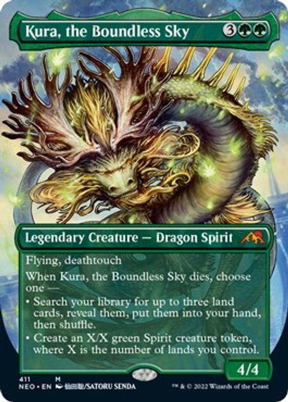 Kura, the Boundless Sky (Borderless) - 411 - Mythic