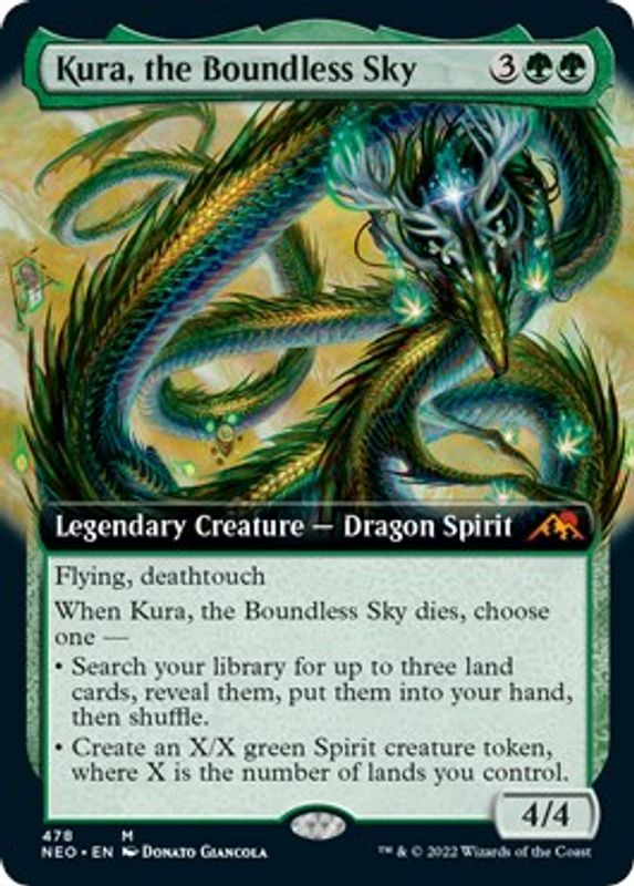 Kura, the Boundless Sky (Extended Art) - 478 - Mythic