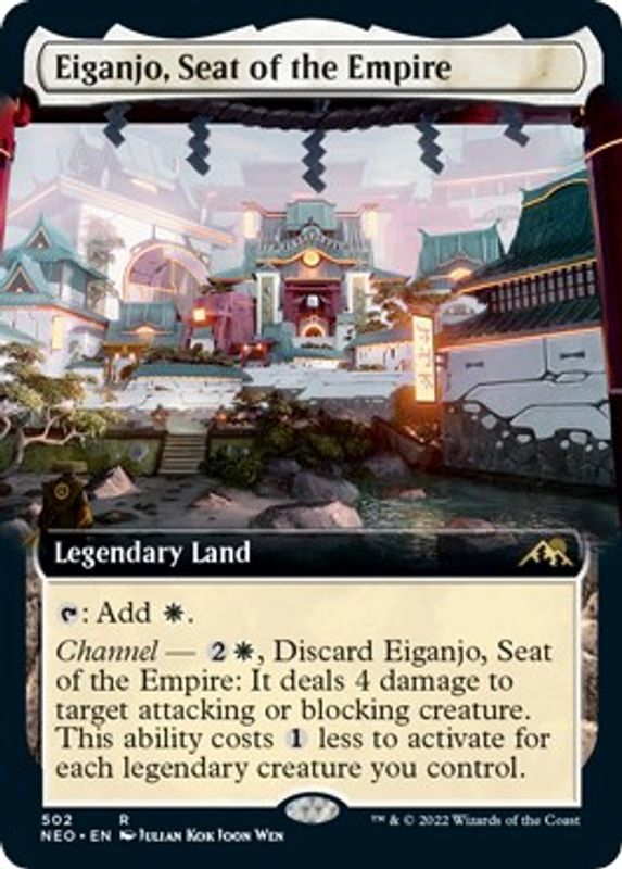 Eiganjo, Seat of the Empire (Extended Art) - 502 - Rare