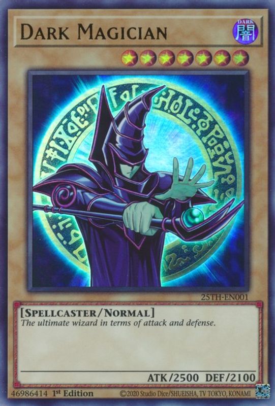 Dark Magician - 25TH-EN001 - Ultra Rare