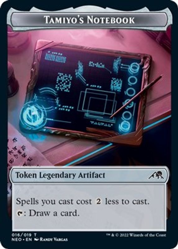 Tamiyo's Notebook Token - 16 - Token