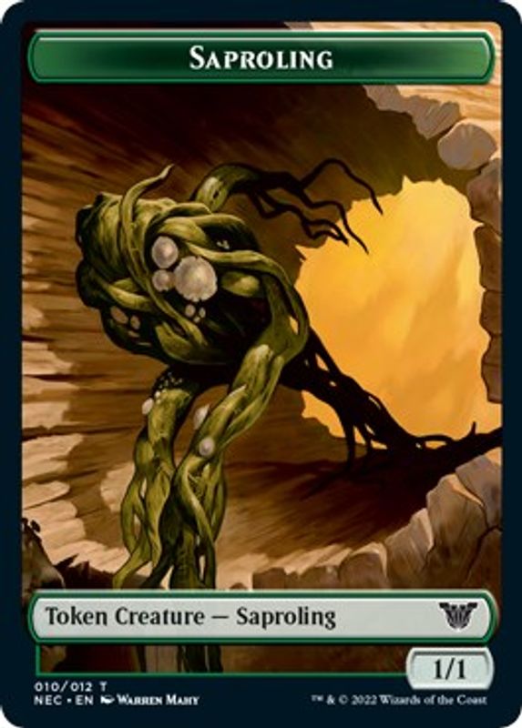 Saproling // Spirit Double-sided Token - Token