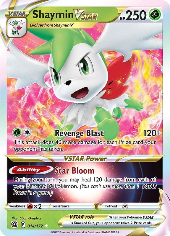 Shaymin VSTAR - 014/172 - Ultra Rare