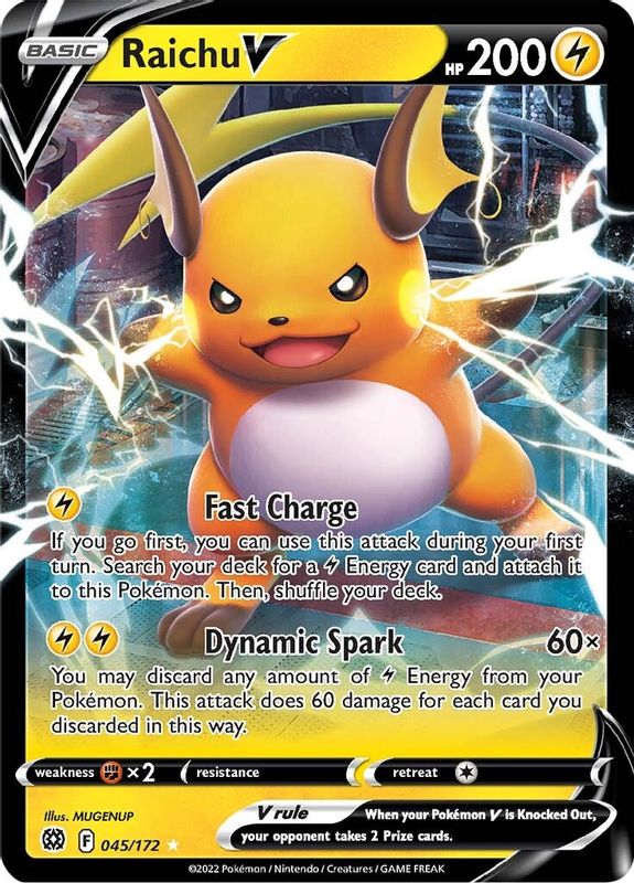 Raichu V - 045/172 - Ultra Rare