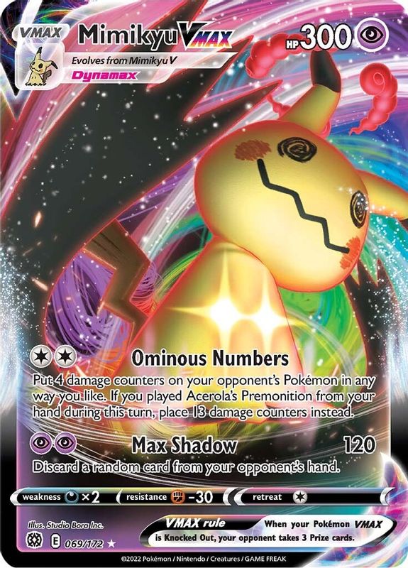 Mimikyu VMAX - 069/172 - Ultra Rare