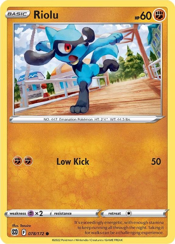 Riolu - 078/172 - Common