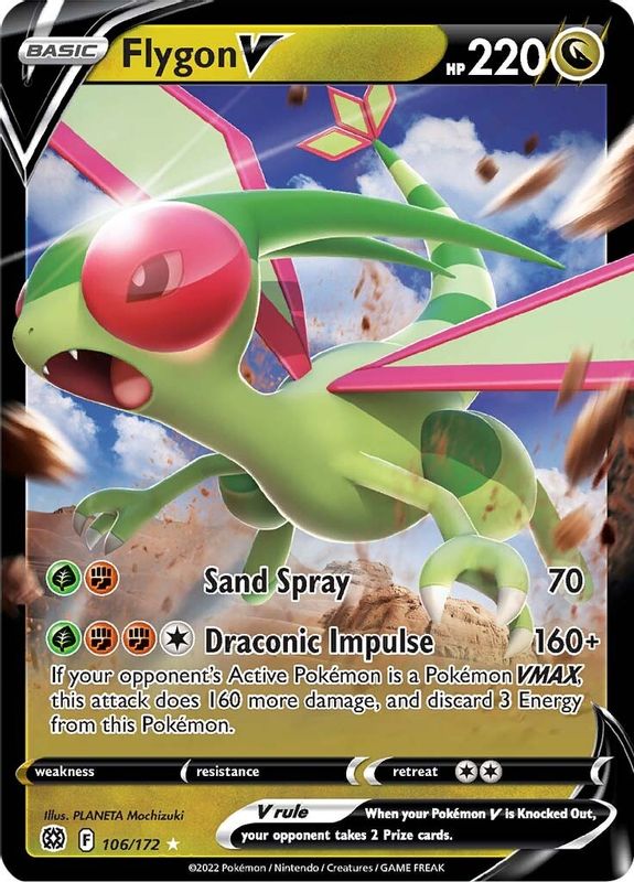 Flygon V - 106/172 - Ultra Rare