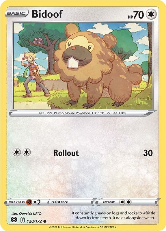 Bidoof - 120/172 - Common